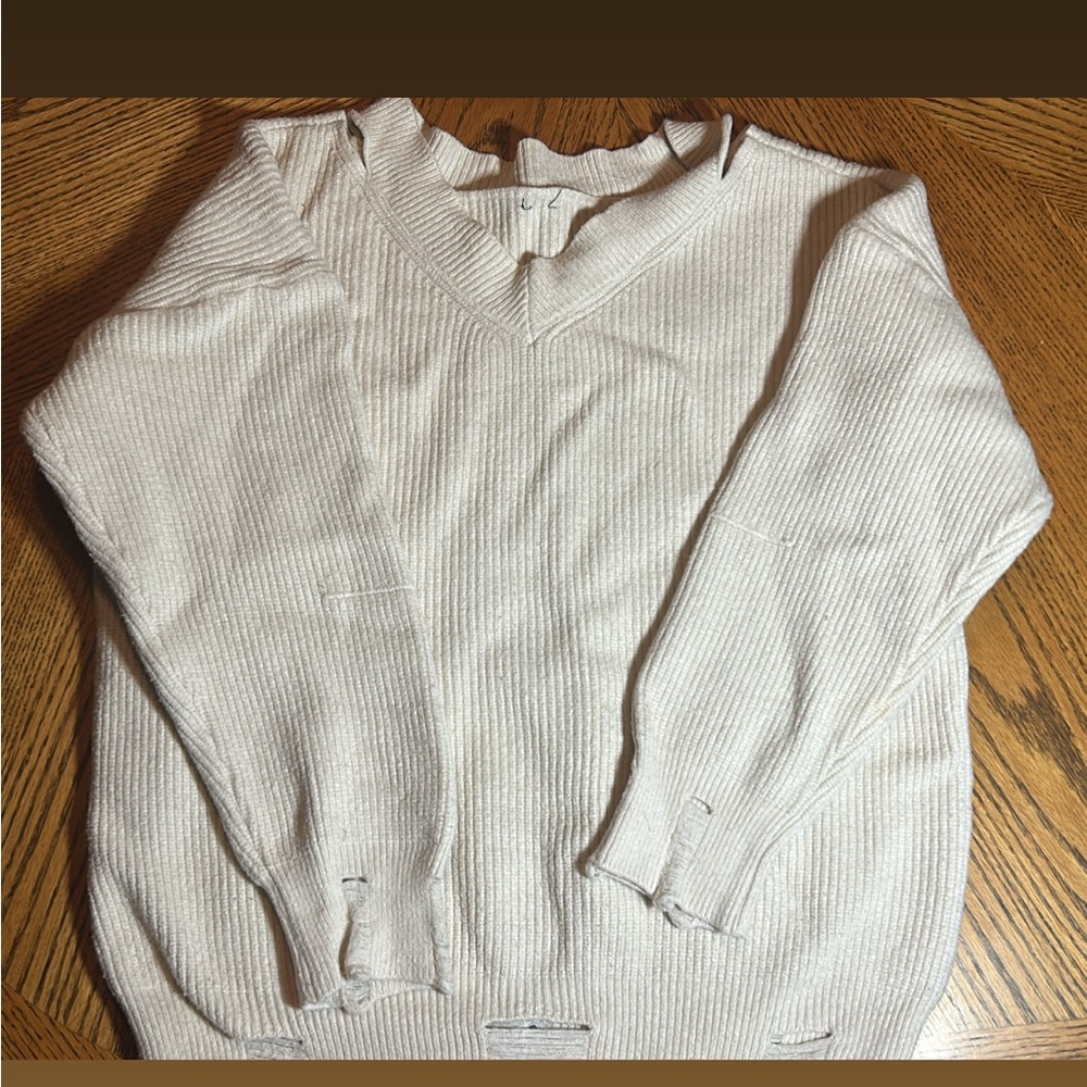 Women's Cream Sweater